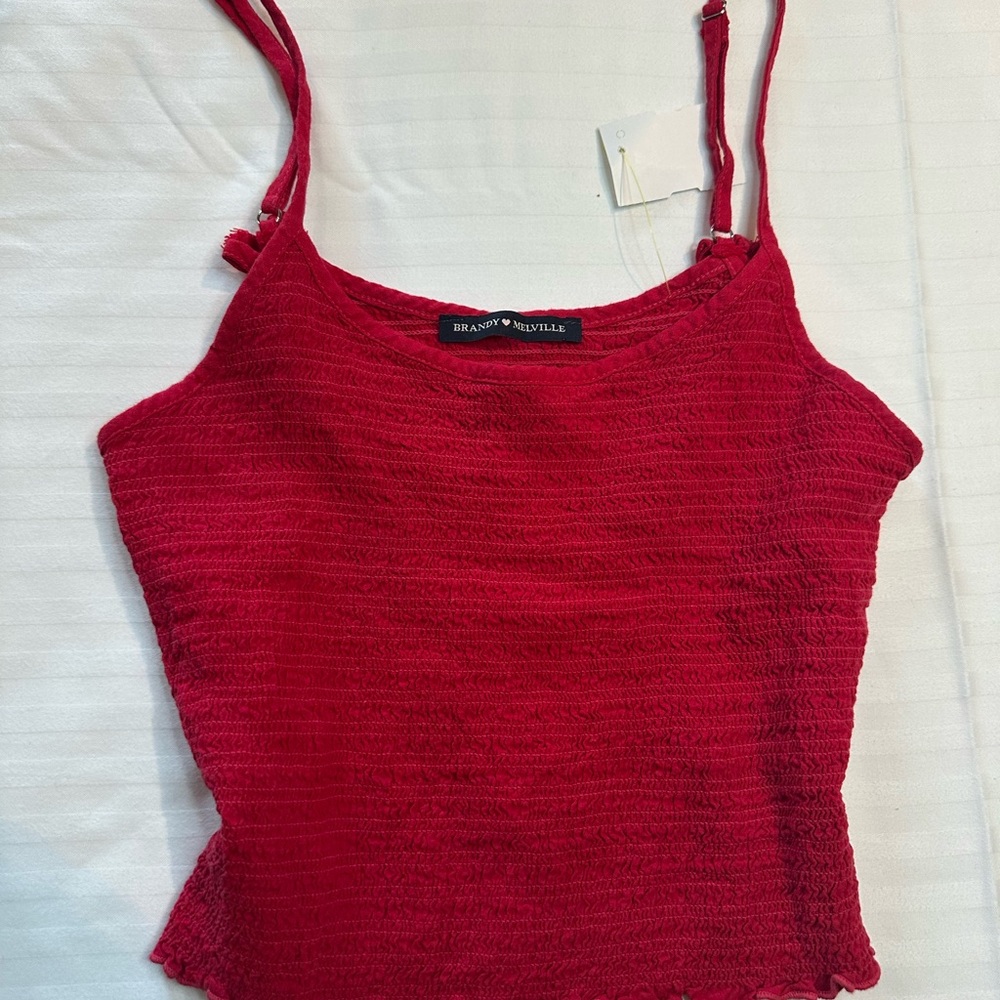 BRANDY MELVILLE Red Women's Top